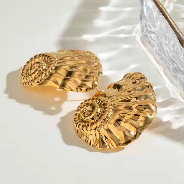 Conch Stud Earrings