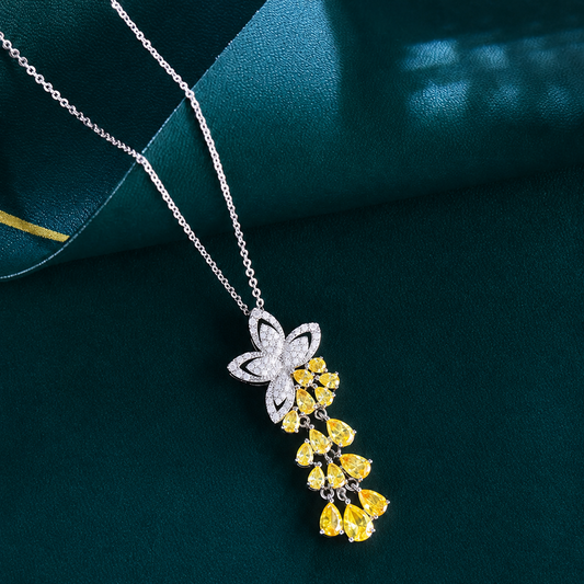 Flower_Petals_tassel_necklace