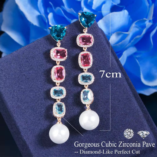 Vellora Pearl Drop Earrings