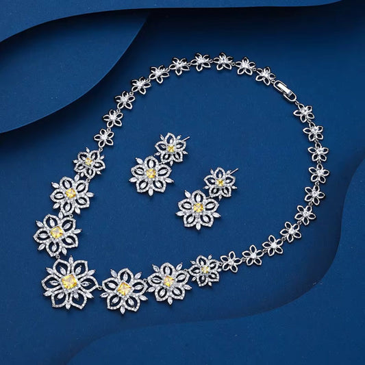 Flower Loop Set: Sunlit Elegance for the Modern Muse