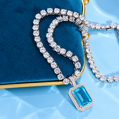 Minty Gem Necklace