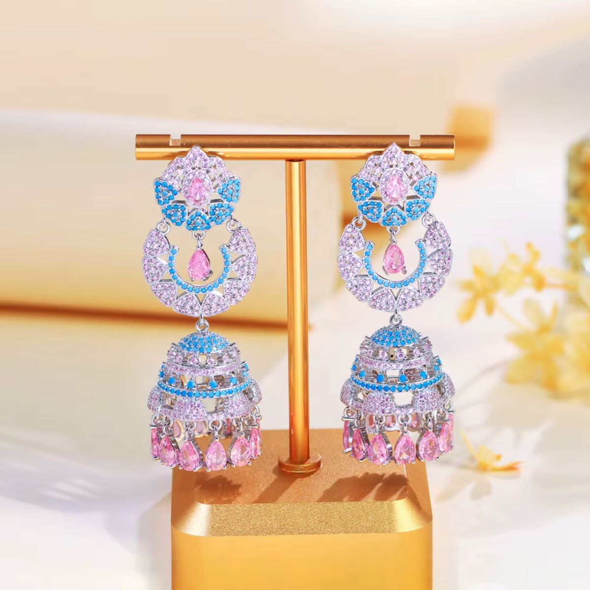 Bell Long Dangle Earrings