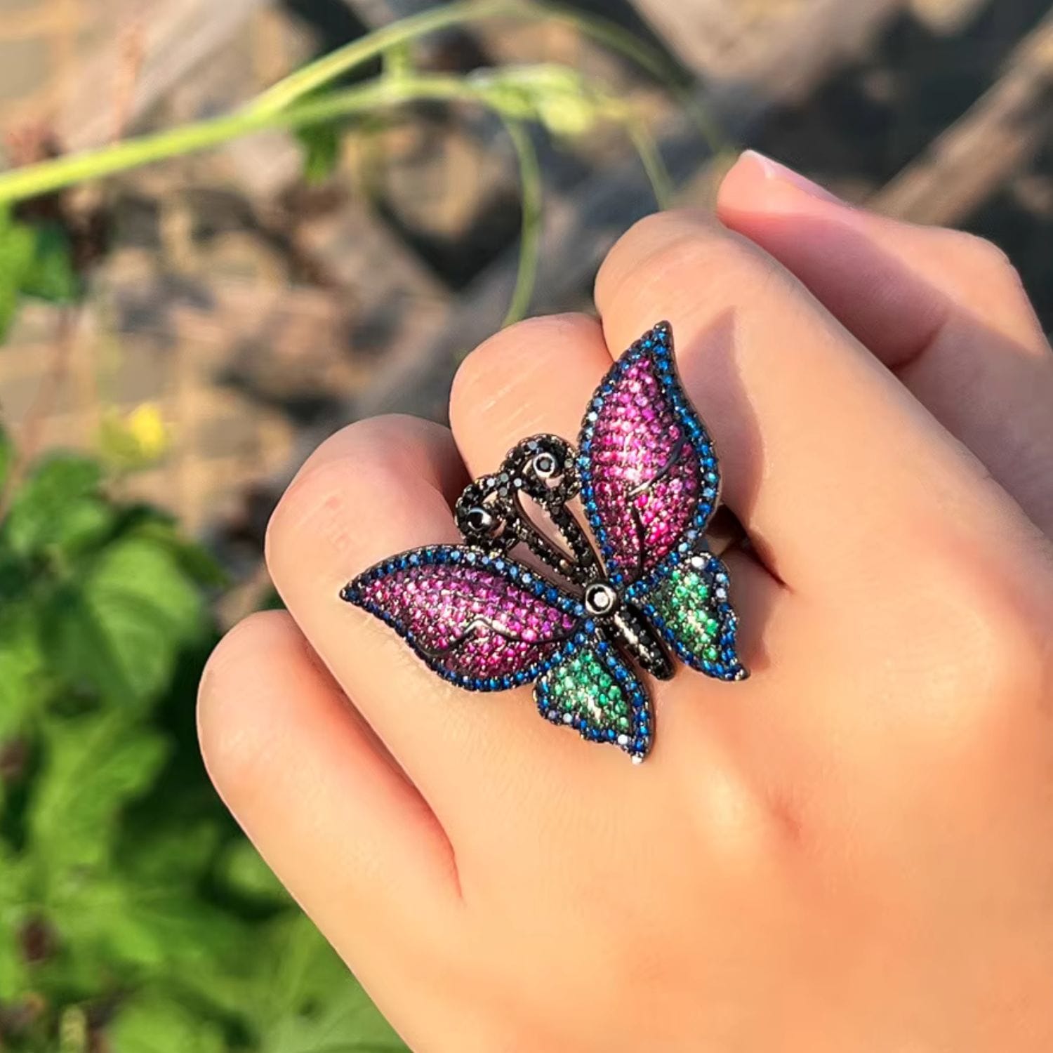 Butterfly Pop Ring
