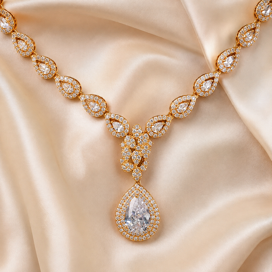 Celestia Teardrop Necklace