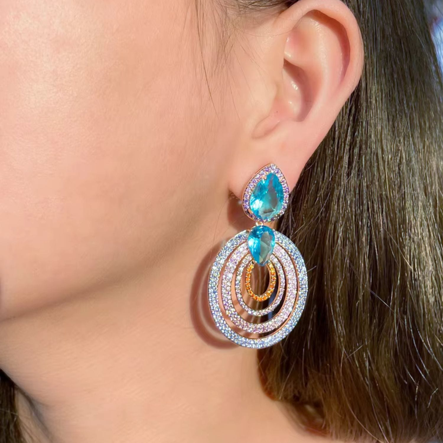 Celestial Ripple Earrings