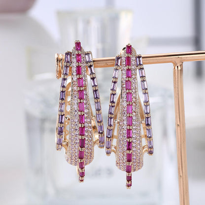 Chunky Round Circle Earrings