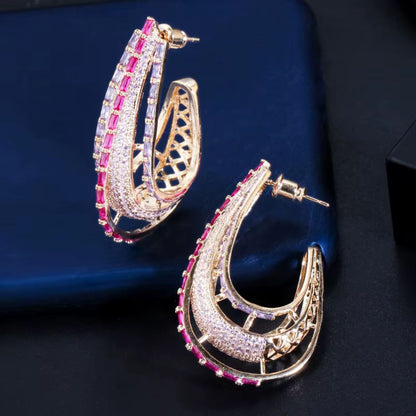 Chunky Round Circle Earrings