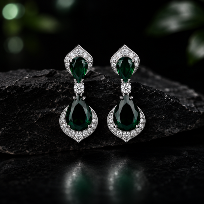 Crown Coil Earrings