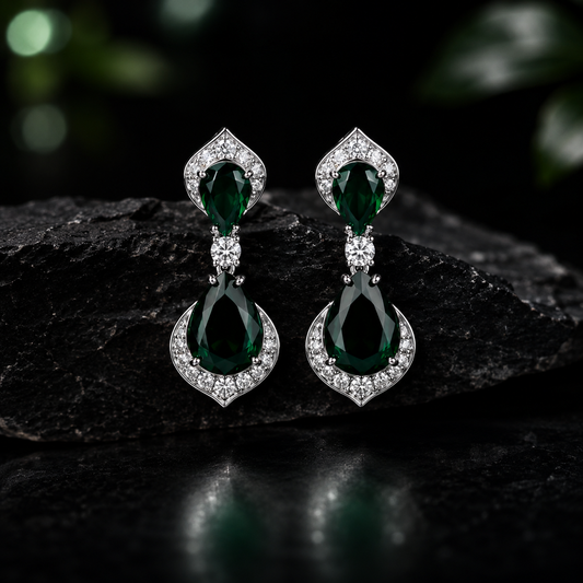 Crown Coil Earrings