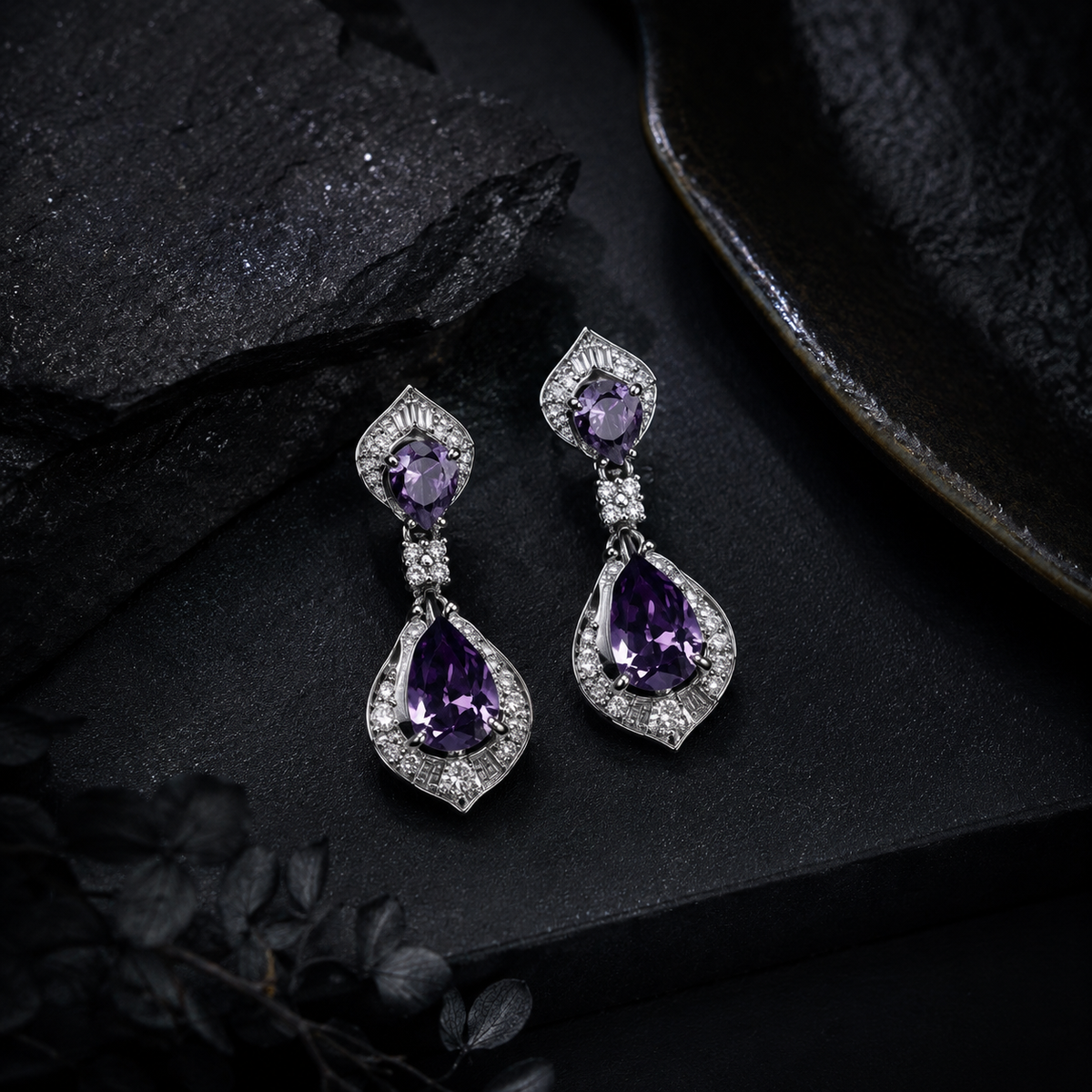 Crown Coil Earrings