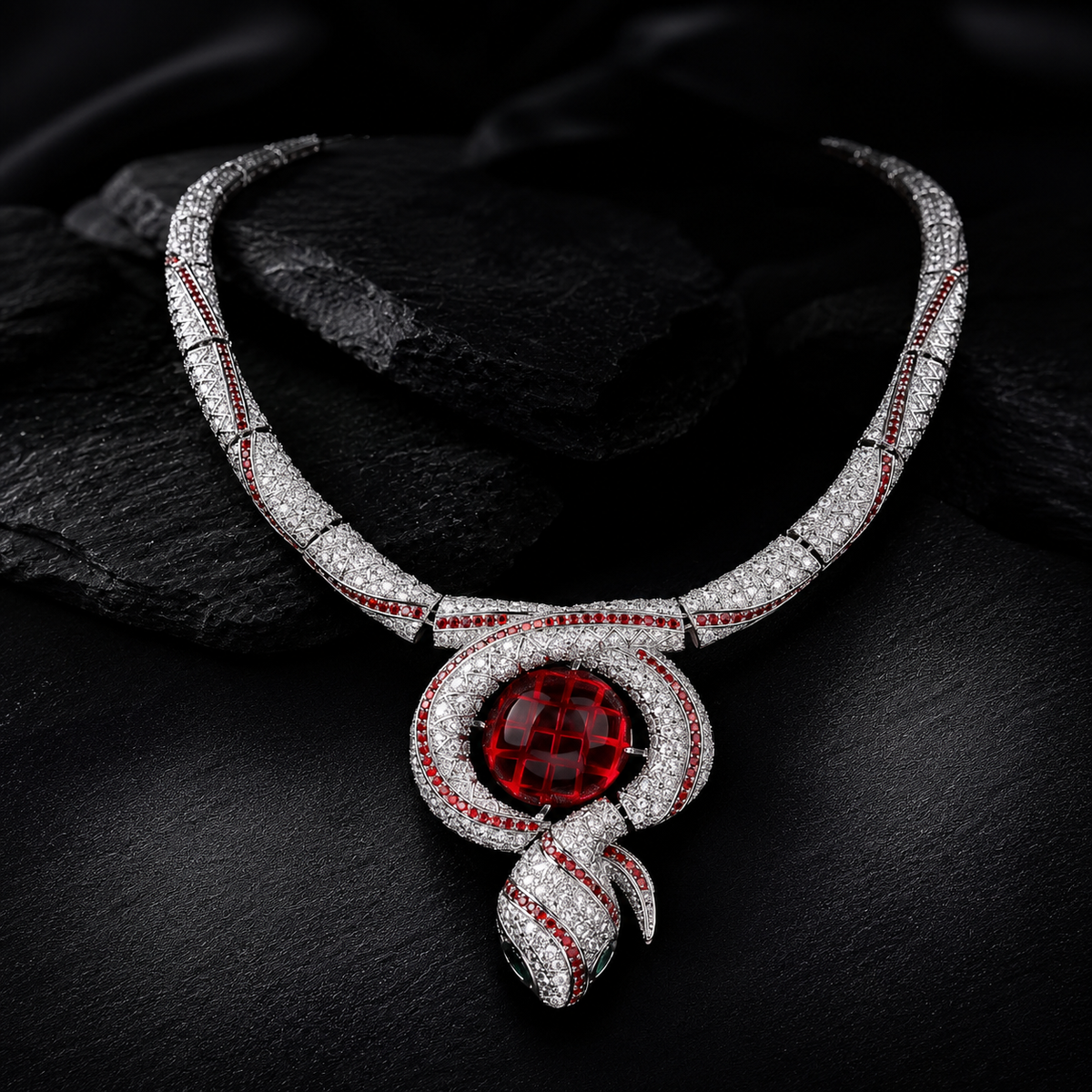 Crown Coil Necklace
