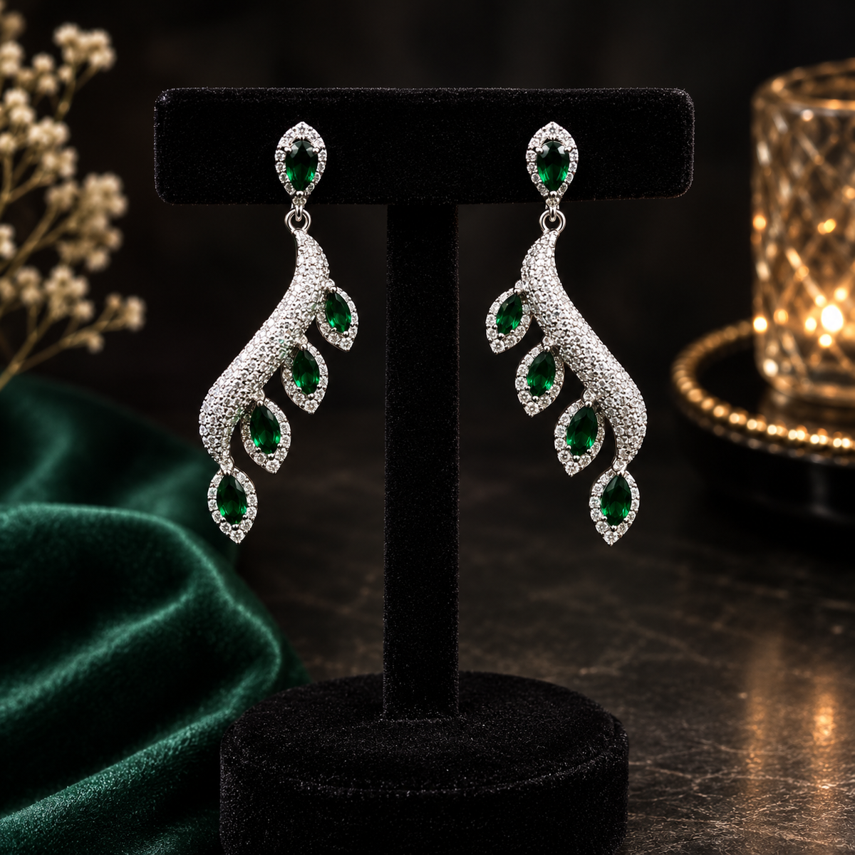 Crown Garden Earrings