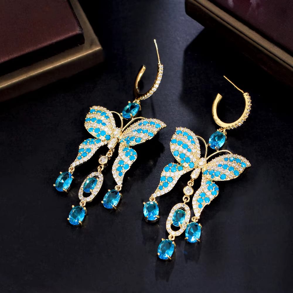 Dangle Butterfly Earring