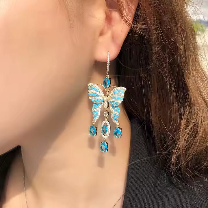 Dangle Butterfly Earring