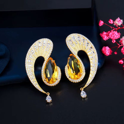 Earvana Earrings - Yellow 