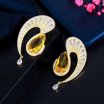 Earvana Earrings - Yellow 