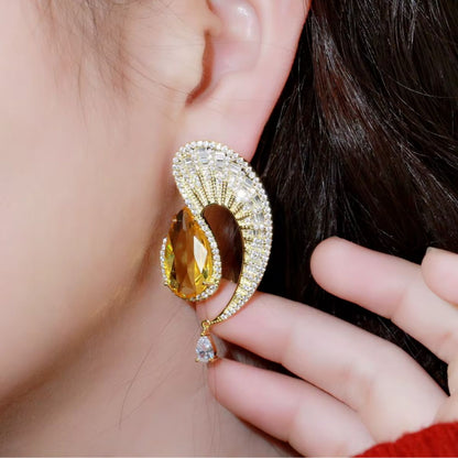 Earvana Earrings - Yellow 