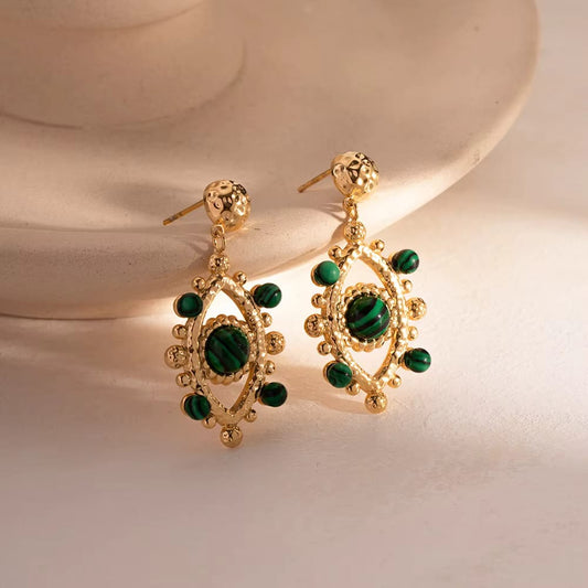 Evil's Eye Dangle Earrings