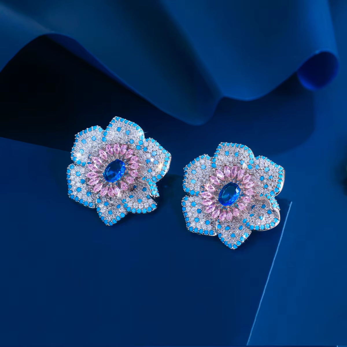 Floral Stud Earrings