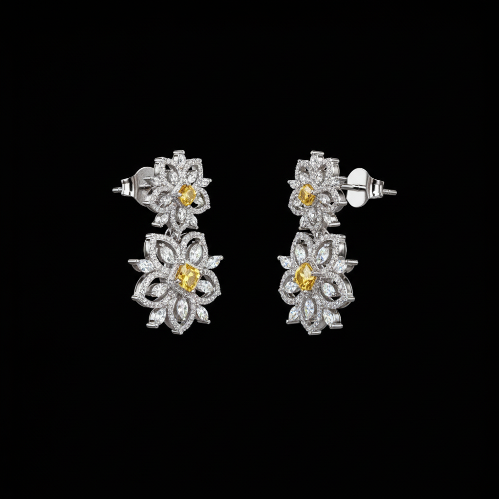 Flower Loop earrings