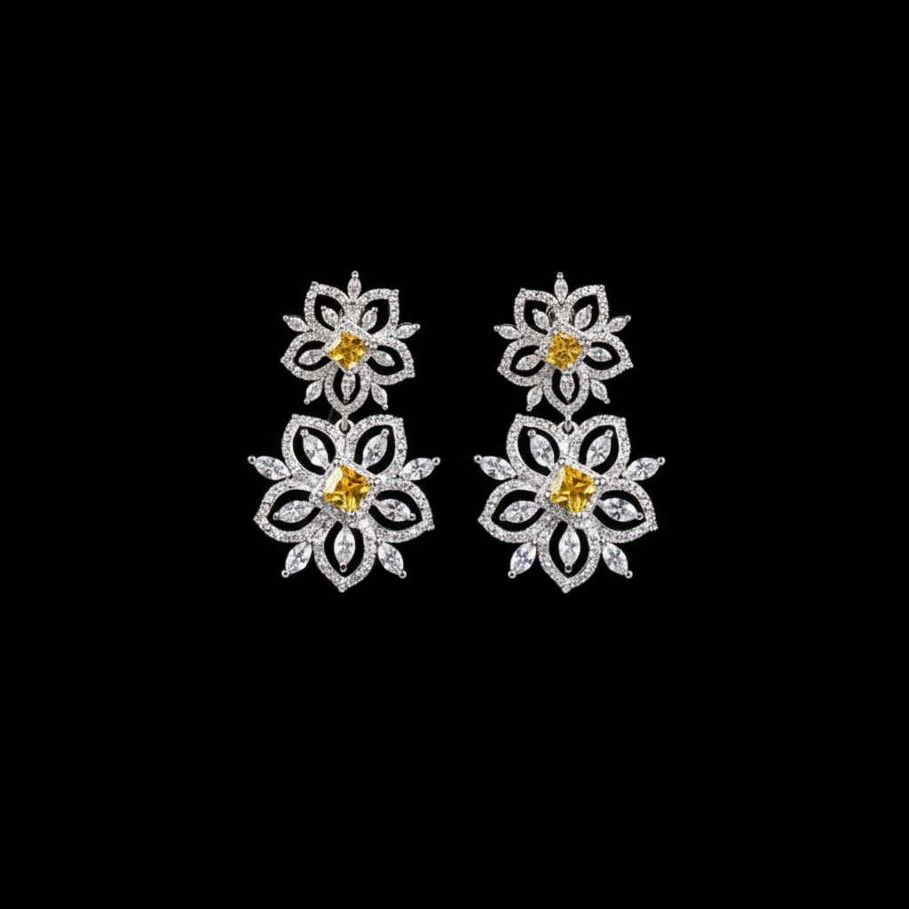 Flower Loop Earrings