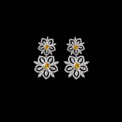 Flower Loop Earrings
