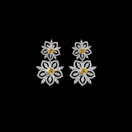 Flower Loop Earrings
