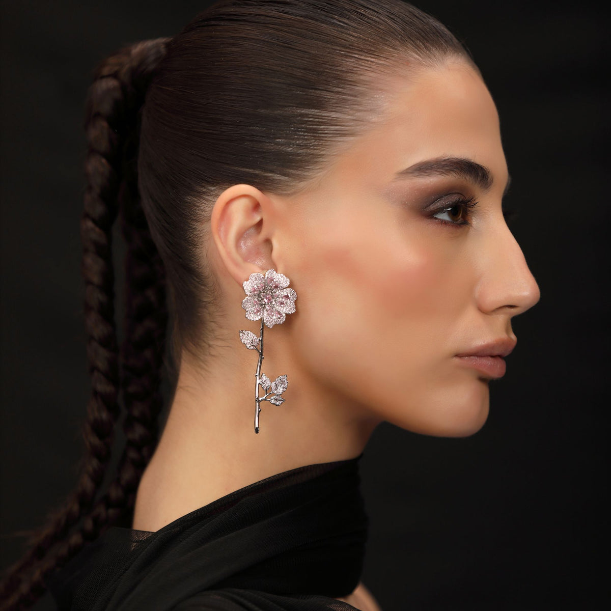 Flower Leaf Earrings