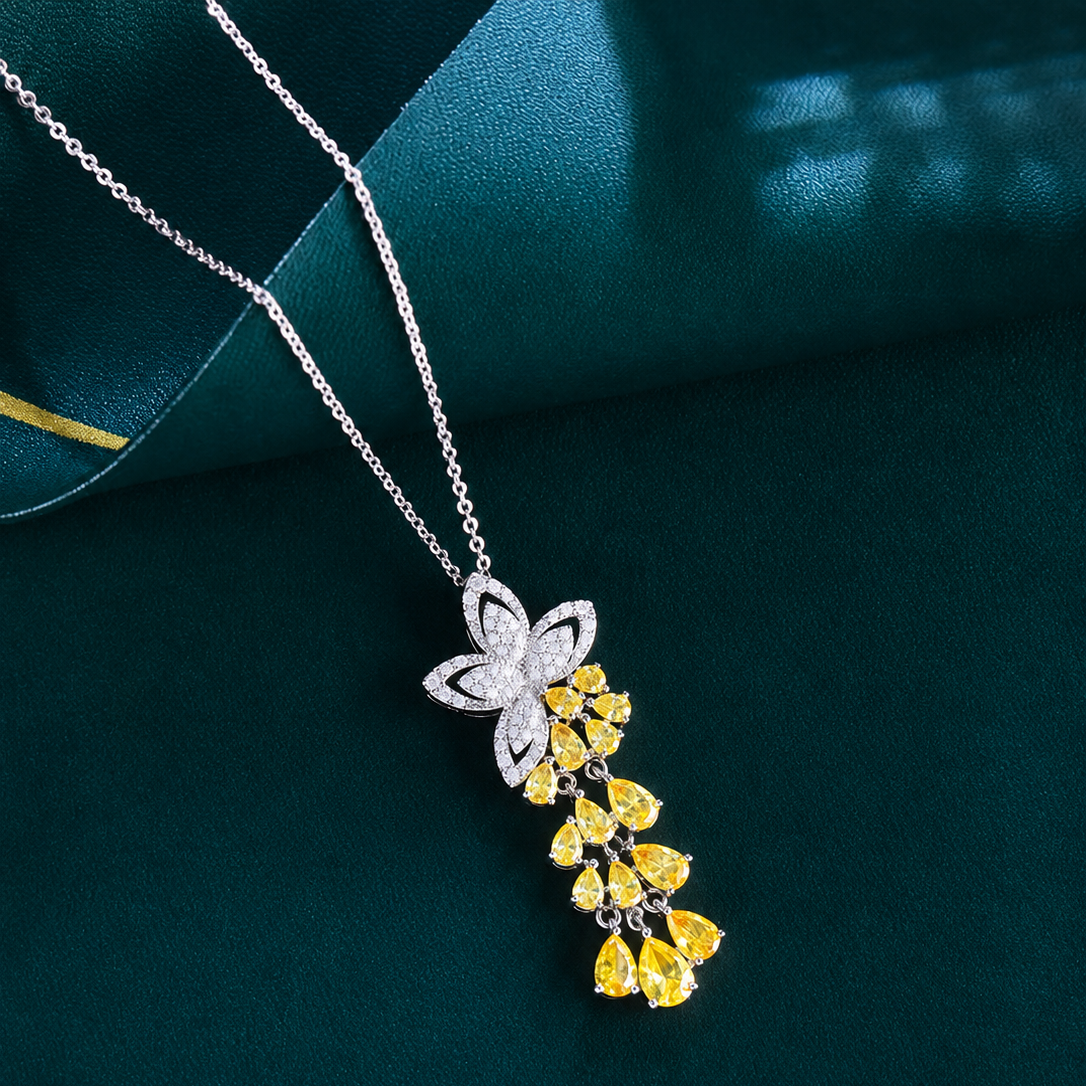 Flower_Petals_tassel_necklace