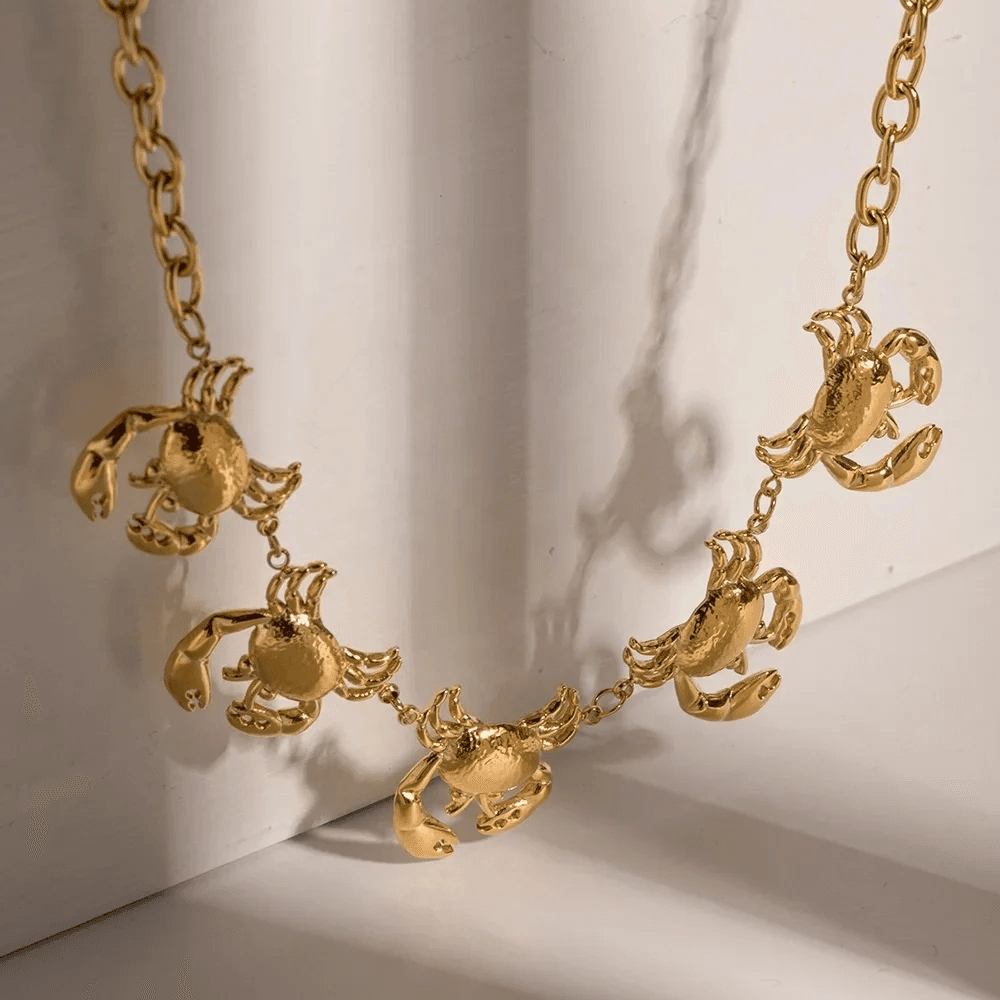 Golden Claw Charm Necklace