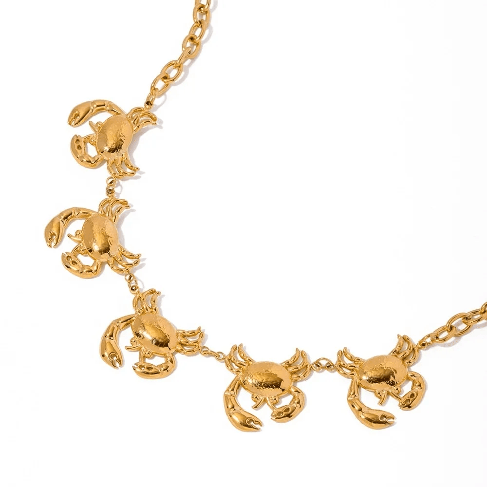Golden Claw Charm Necklace