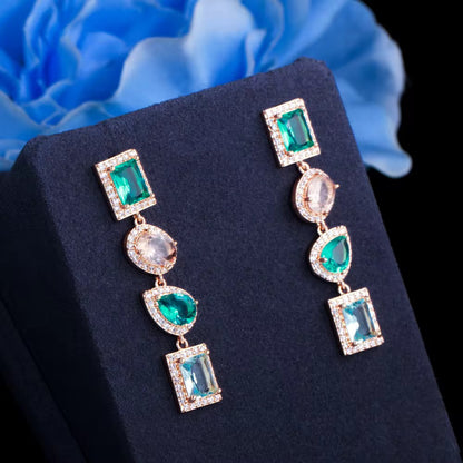 Avyra Gem Drop Earrings
