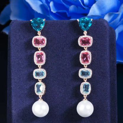 Vellora Pearl Drop Earrings