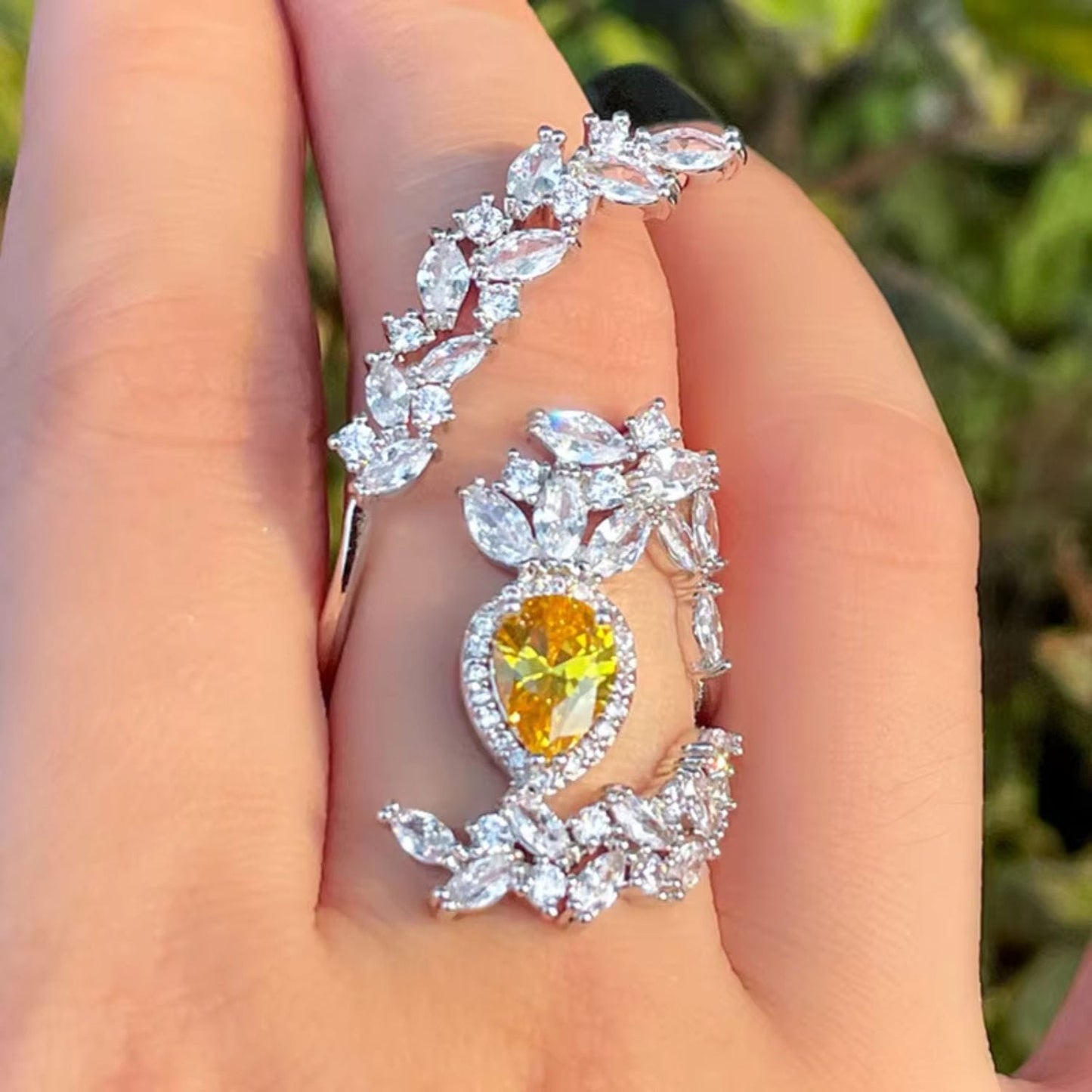 Lemon Leaf Ring