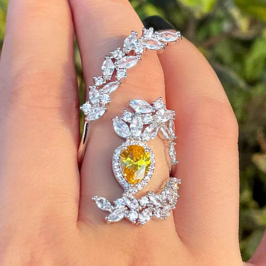 Lemon Leaf Ring