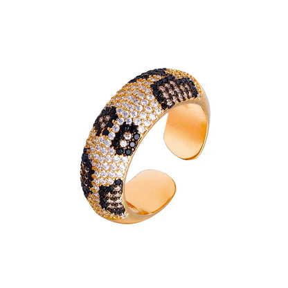 Leopard Kiss Open Ring
