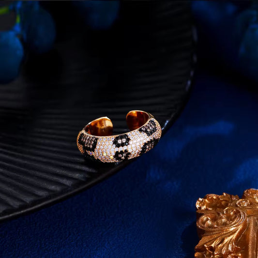 Leopard Kiss Open Ring
