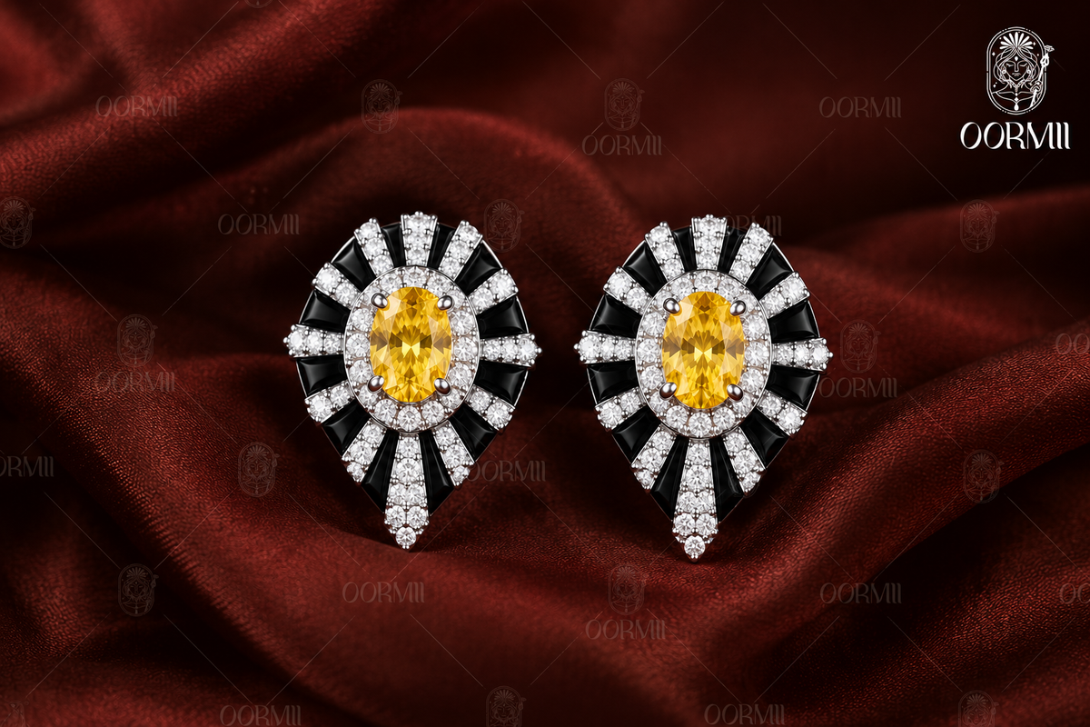 Aurelia Noir Earring