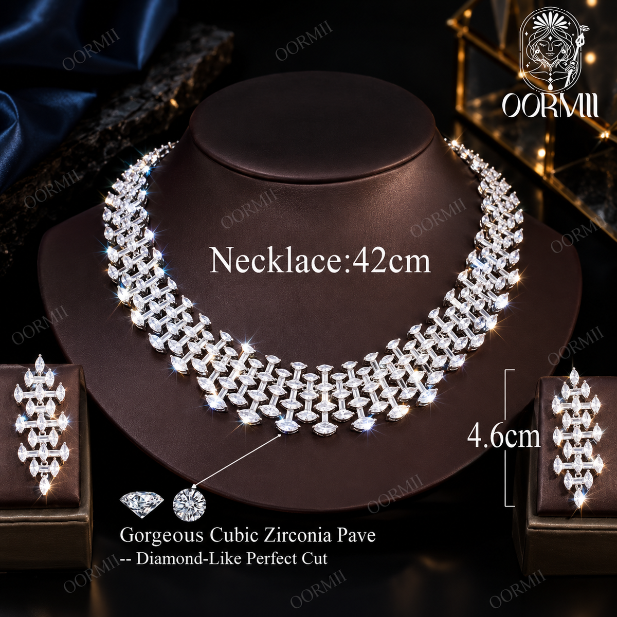 Sparkling Silver Choker