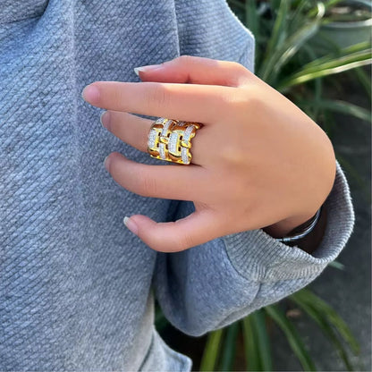 Mesh Gold Ring