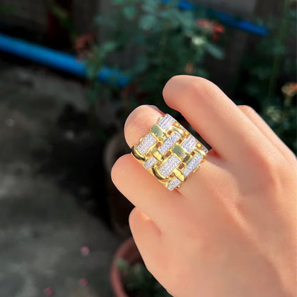 Mesh Gold Ring