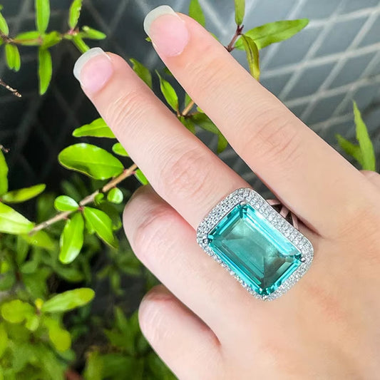 Minty Gem Ring