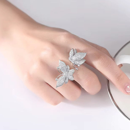 Open Butterfly Ring