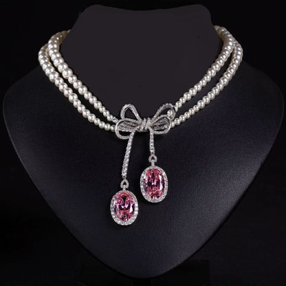 Rosabelle Bow Necklace