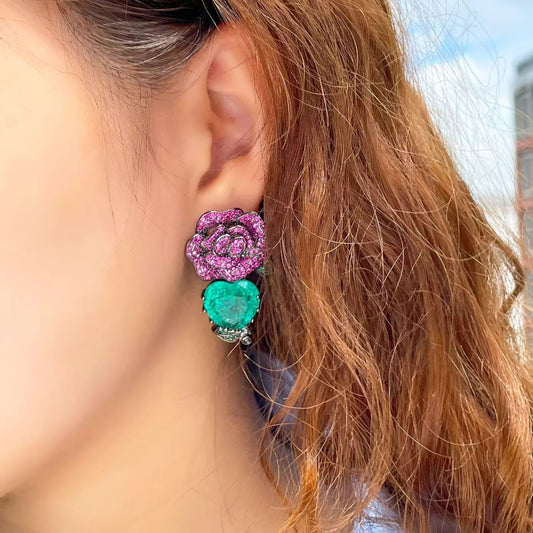 Rose Earrings