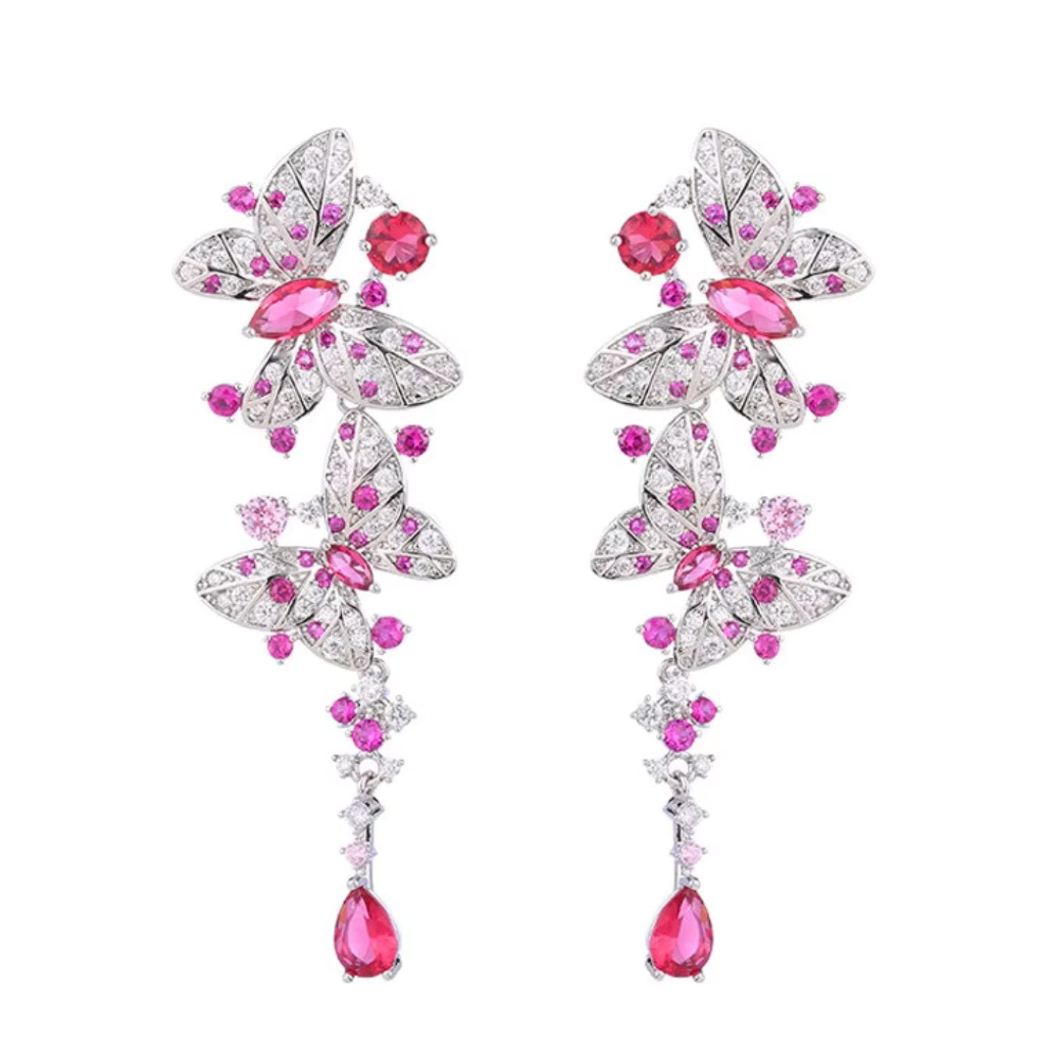 Rosé Papillon Earrings