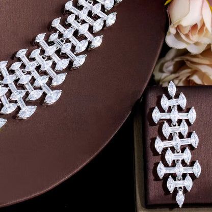 Sparkling Silver Earrings