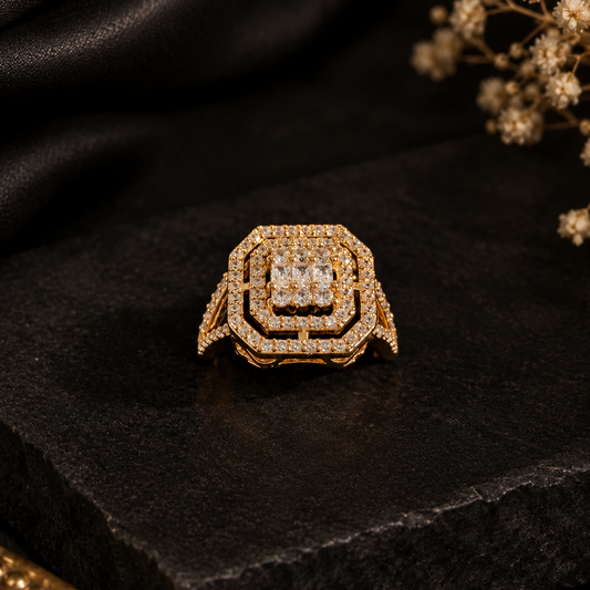 Square Pendant Ring