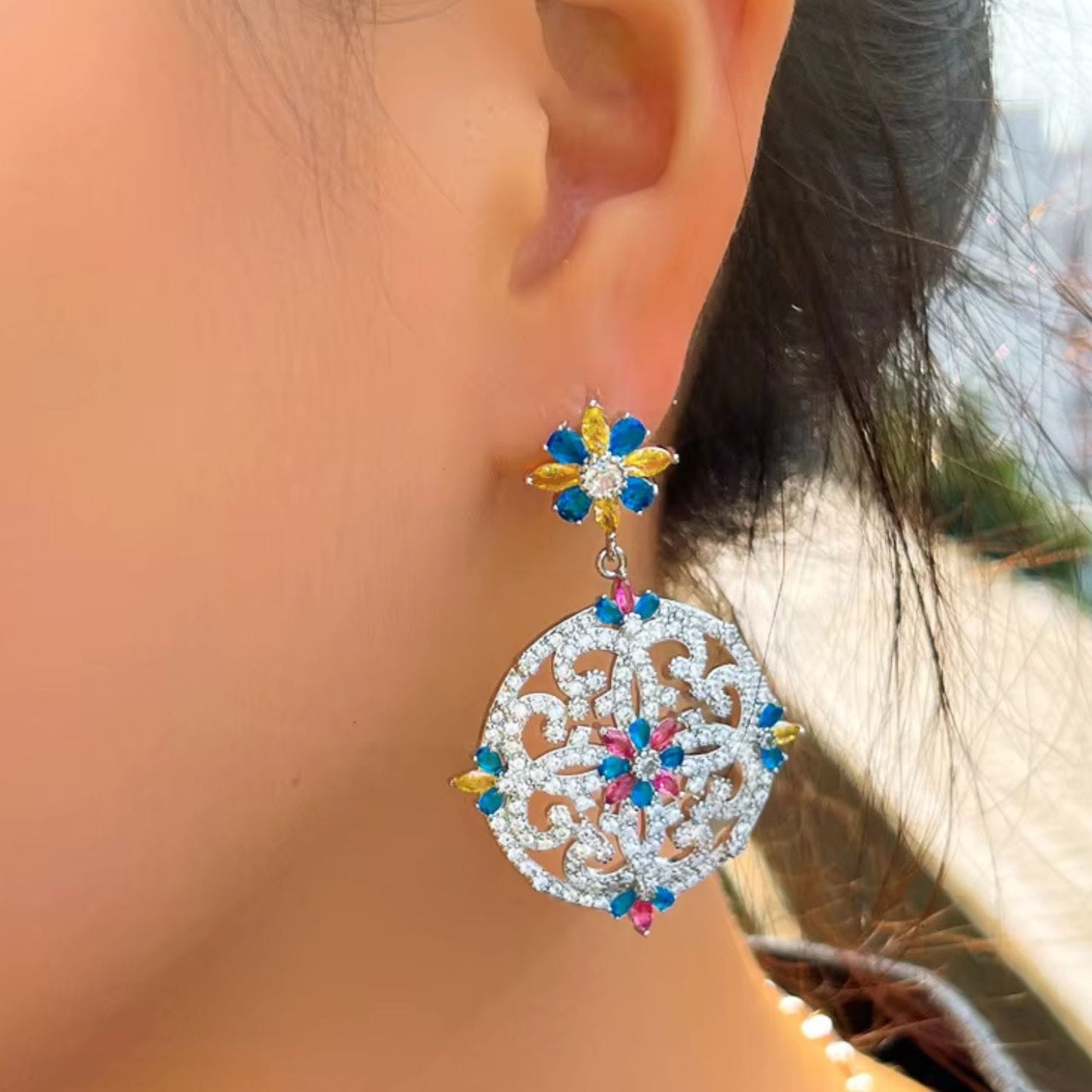 Vintage Pendant Earrings