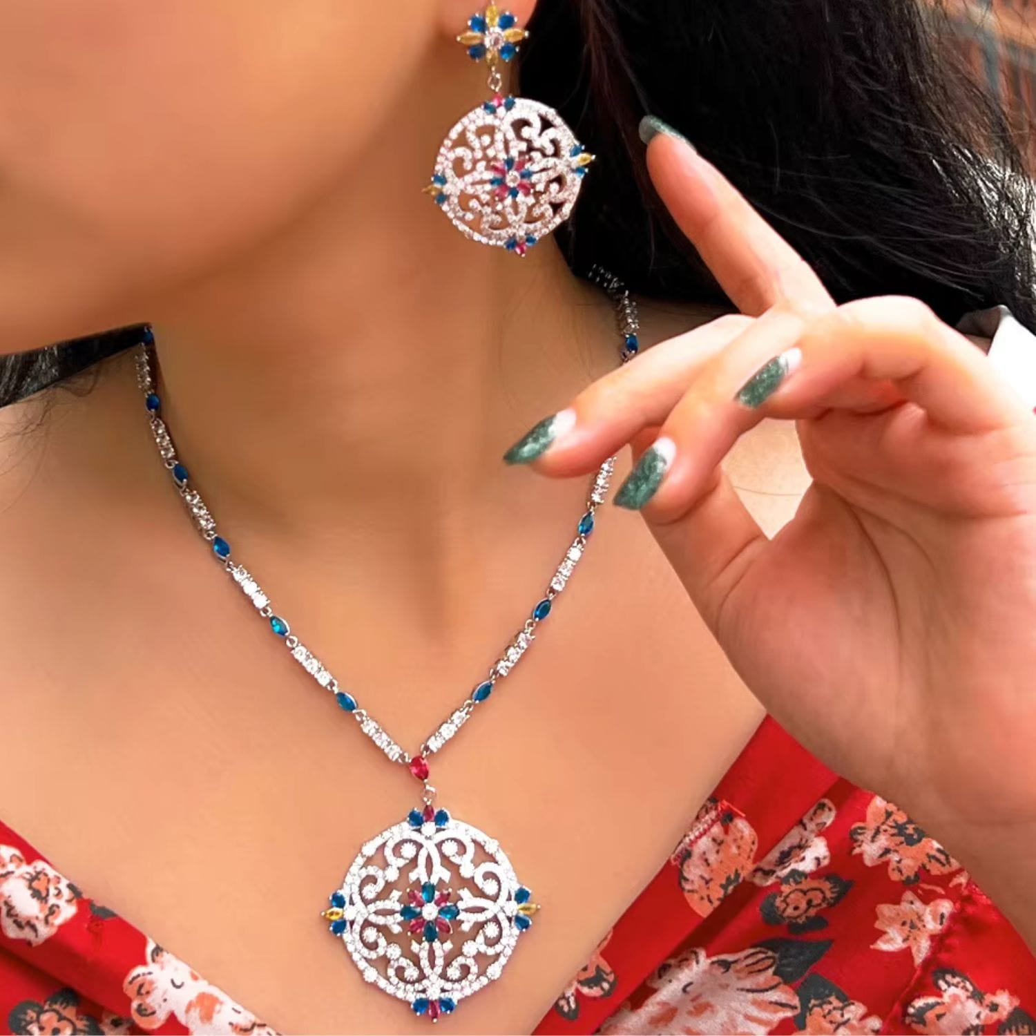 Vintage Pendant Earrings